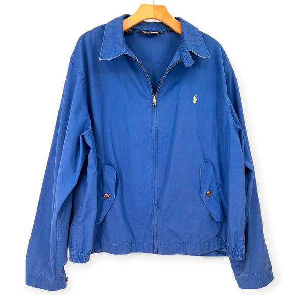 Polo Gold by Ralph Lauren | XL | Full Zip Collared Cotton Jacket - Picture 1 of 5